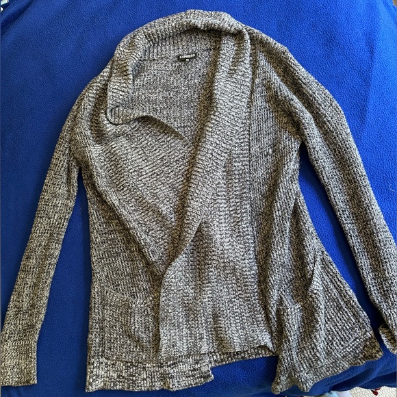 Grey Express Cardigan Sweater Size Small - Picture 2 of 5